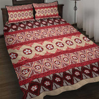 Tonga Language Week Quilt Bed Set Lea Faka-Tonga Everyday - Polynesian Pride