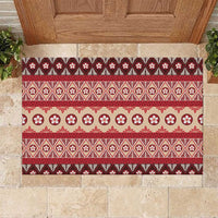 Tonga Language Week Rubber Doormat Lea Faka-Tonga Everyday LT05 Beige - Polynesian Pride