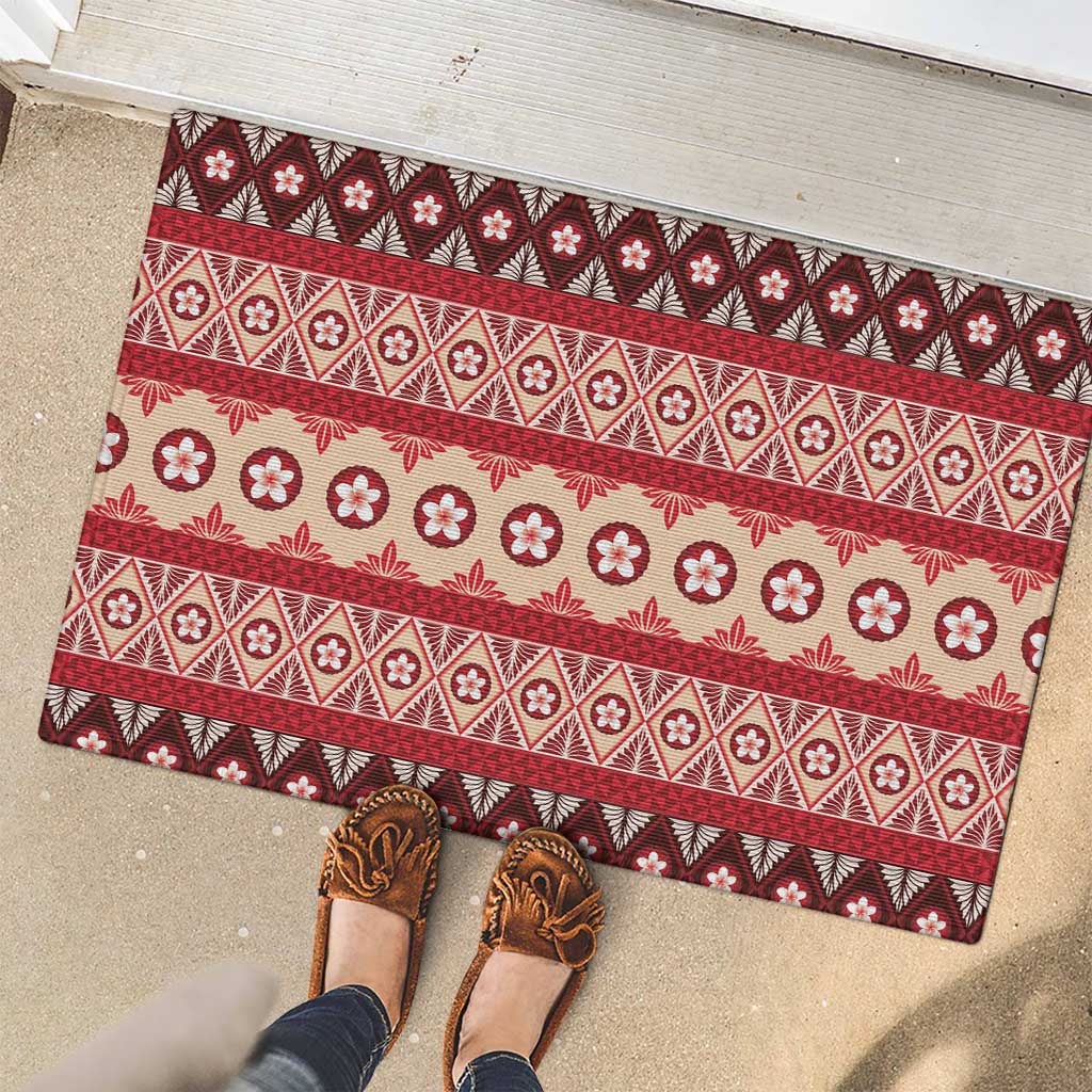 Tonga Language Week Rubber Doormat Lea Faka-Tonga Everyday LT05 - Polynesian Pride