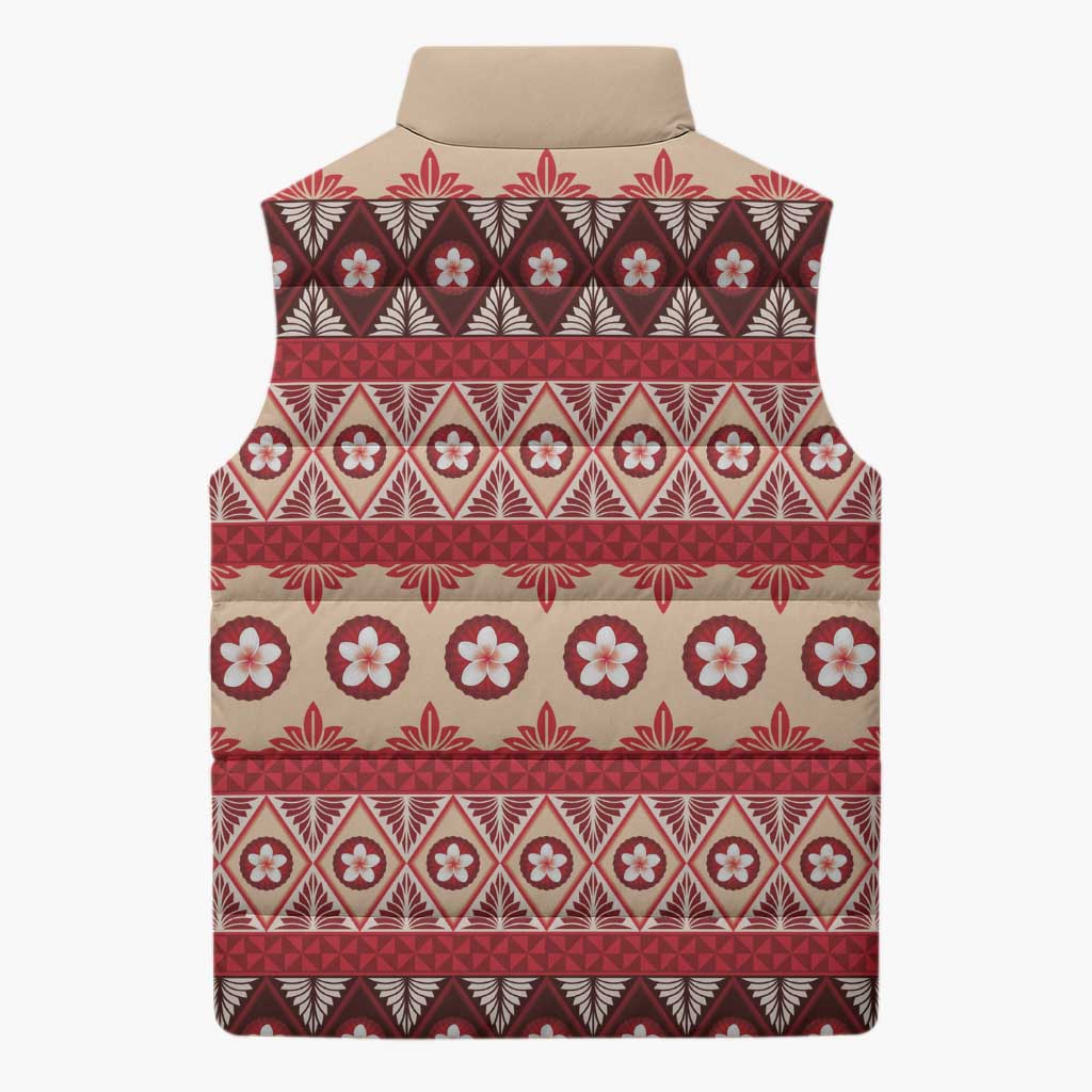 Tonga Language Week Sleeveless Puffer Jacket Lea Faka-Tonga Everyday LT05 - Polynesian Pride