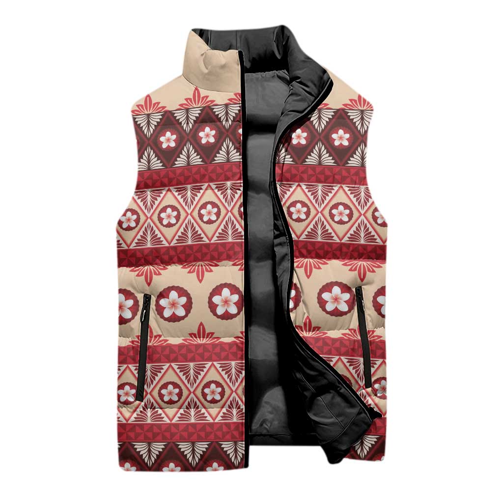 Tonga Language Week Sleeveless Puffer Jacket Lea Faka-Tonga Everyday LT05 - Polynesian Pride
