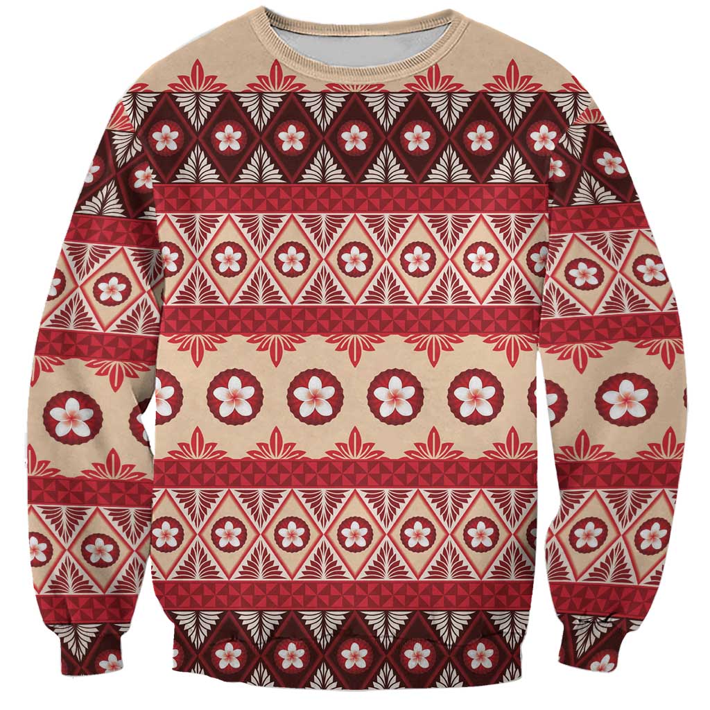 Tonga Language Week Sweatshirt Lea Faka-Tonga Everyday LT05 Unisex Beige - Polynesian Pride