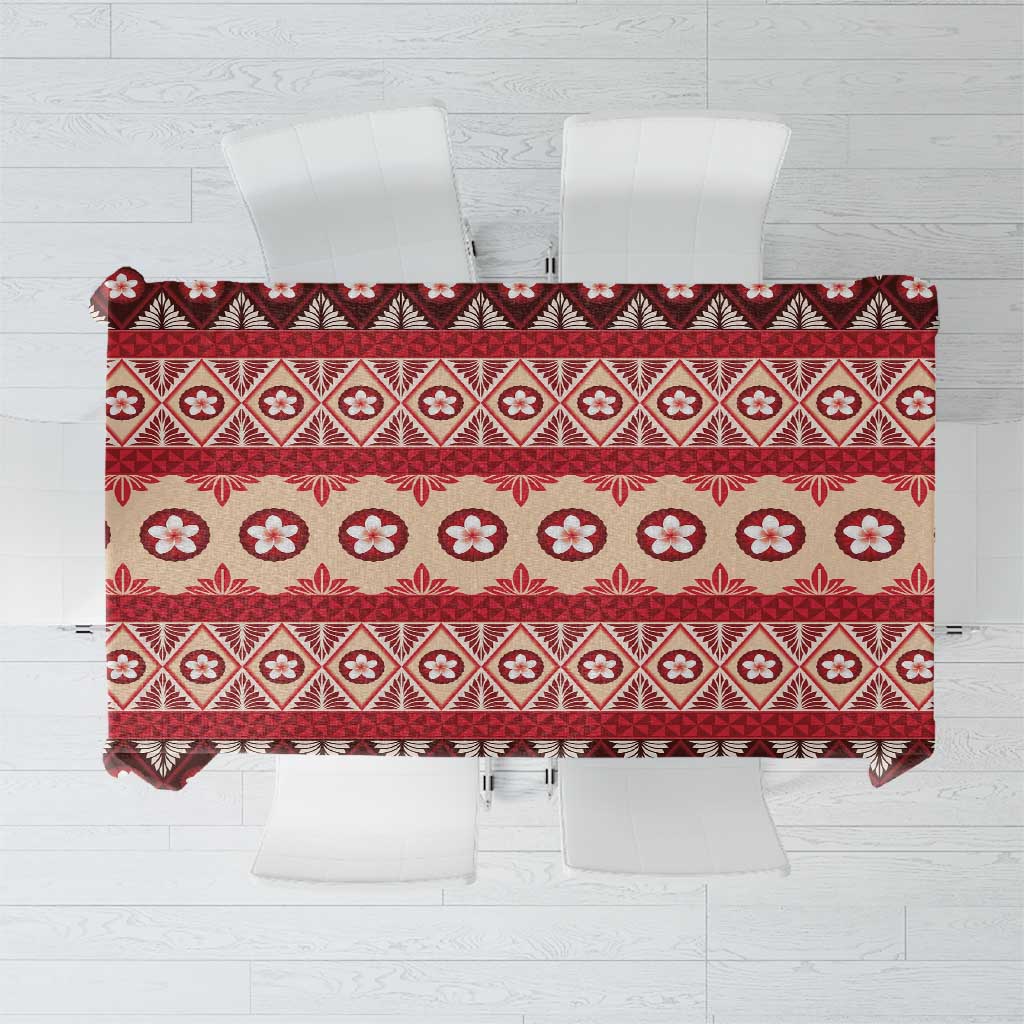 Tonga Language Week Tablecloth Lea Faka-Tonga Everyday LT05 Beige - Polynesian Pride