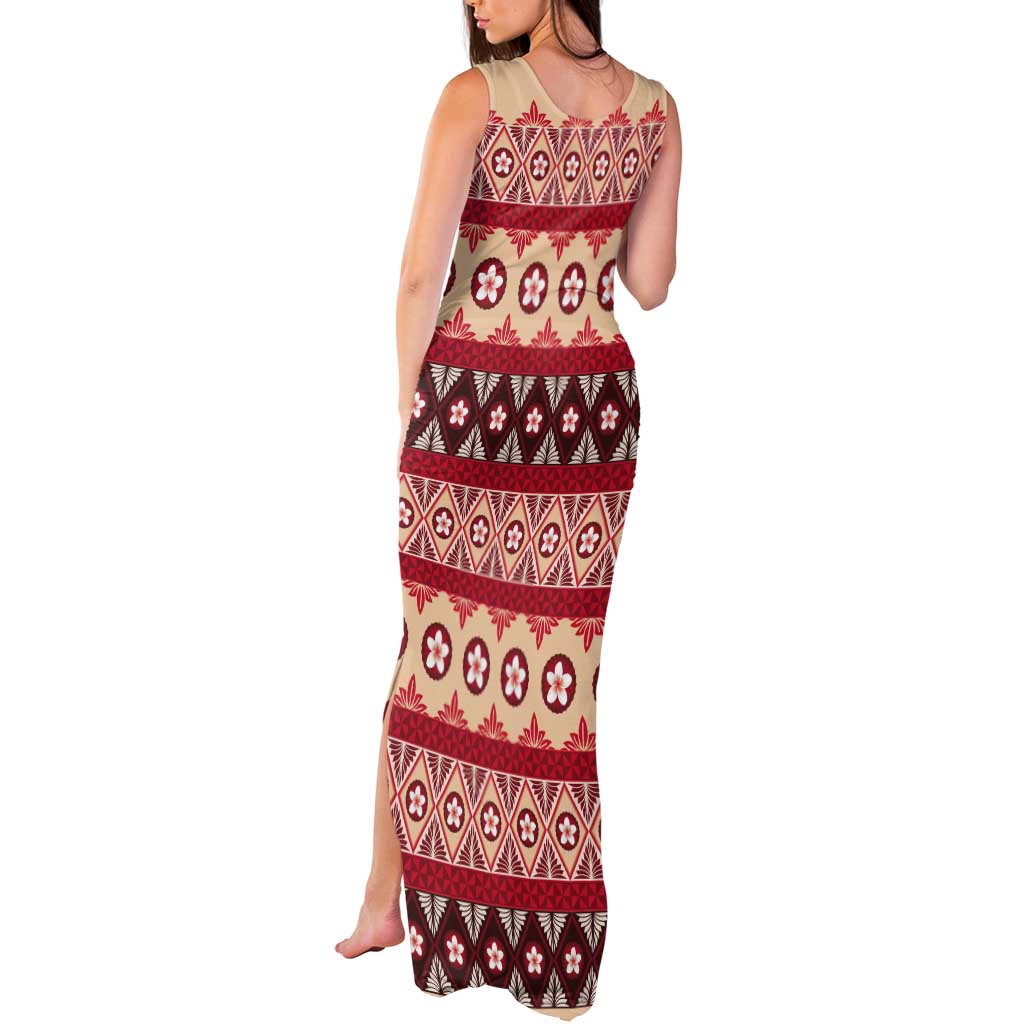 Tonga Language Week Tank Maxi Dress Lea Faka-Tonga Everyday - Polynesian Pride