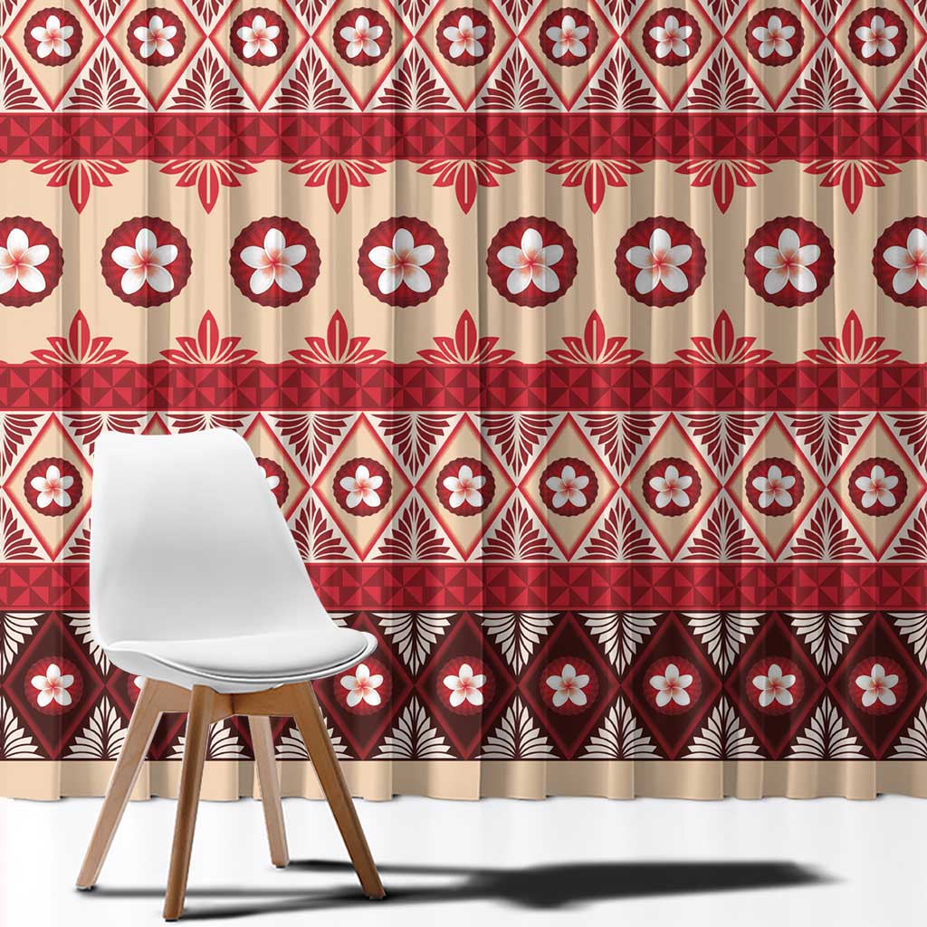 Tonga Language Week Window Curtain Lea Faka-Tonga Everyday LT05 - Polynesian Pride