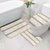 Samoa White Sunday Bathroom Set Samoan Tapa Yellow Hibiscus - Polynesian Pride