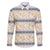 Samoa White Sunday Family Matching Off The Shoulder Long Sleeve Dress and Hawaiian Shirt Samoan Tapa Yellow Hibiscus - Polynesian Pride