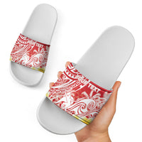 Personalised Tahiti Surfing Slide Sandals Polynesian Style