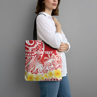 Personalised Tahiti Surfing Tote Bag Polynesian Style
