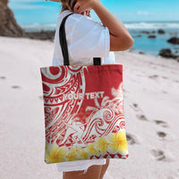 Personalised Tahiti Surfing Tote Bag Polynesian Style