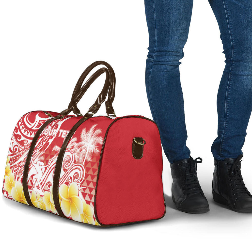 Personalised Tahiti Surfing Travel Bag Polynesian Style