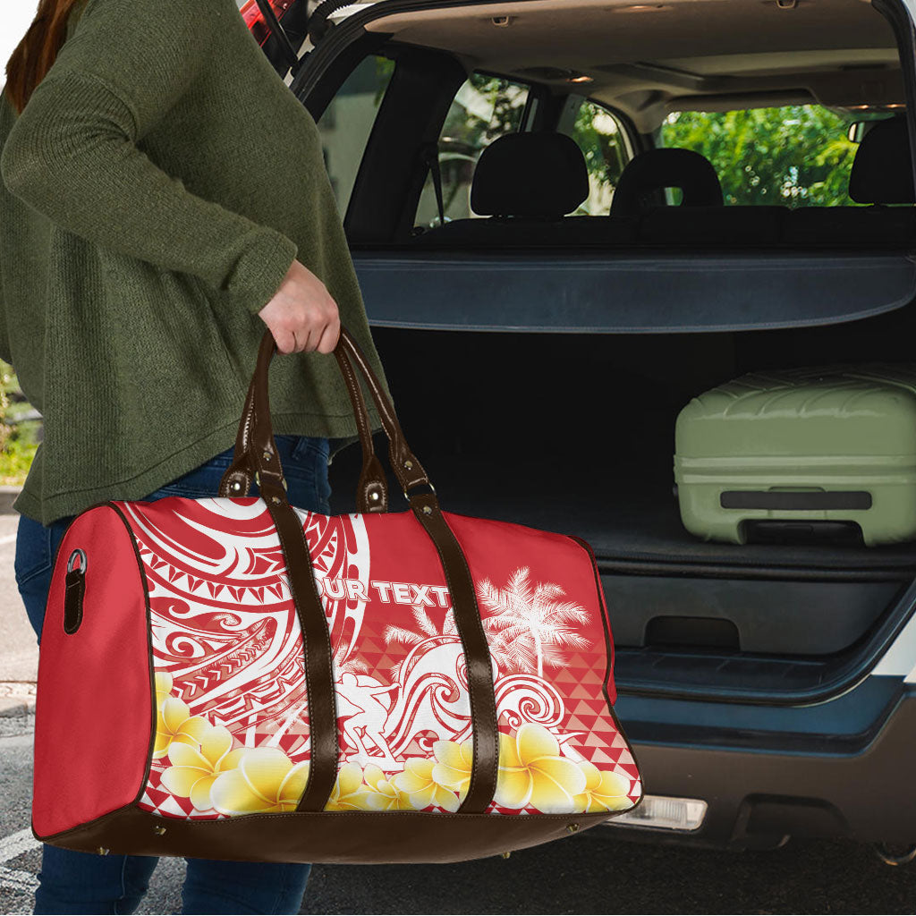 Personalised Tahiti Surfing Travel Bag Polynesian Style