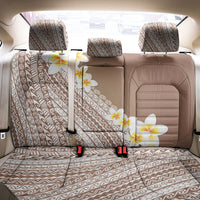 Tahiti Plumeria Tribal Pattern Back Car Seat Cover Wave Style Brown LT05 - Polynesian Pride