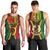 Vanuatu Men Tank Top Vanuatuan Coat Of Arms Mix Pig Tusk Poynesian Pattern LT05 - Polynesian Pride