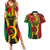 Personalized Vanuatu Couples Matching Summer Maxi Dress and Hawaiian Shirt Vanuatuan Coat Of Arms Mix Pig Tusk Poynesian Pattern LT05 Reggae - Polynesian Pride