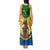 Vanuatu Malampa Province Tank Maxi Dress Coat Of Arms And Namele Fern Polynesian Pattern LT05 - Polynesian Pride