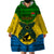 Vanuatu Malampa Province Wearable Blanket Hoodie Coat Of Arms And Namele Fern Polynesian Pattern LT05 - Polynesian Pride