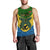 Personalized Vanuatu Malampa Province Men Tank Top Coat Of Arms And Namele Fern Polynesian Pattern LT05 - Polynesian Pride