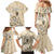 New Zealand Aotearoa Princess Te Puea Family Matching Mermaid Dress and Hawaiian Shirt Maori Pattern