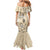 New Zealand Aotearoa Princess Te Puea Mermaid Dress Maori Pattern