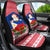 Personalised Philippines Christmas Car Seat Cover Filipino Parol Maligayang Pasko LT05 - Polynesian Pride