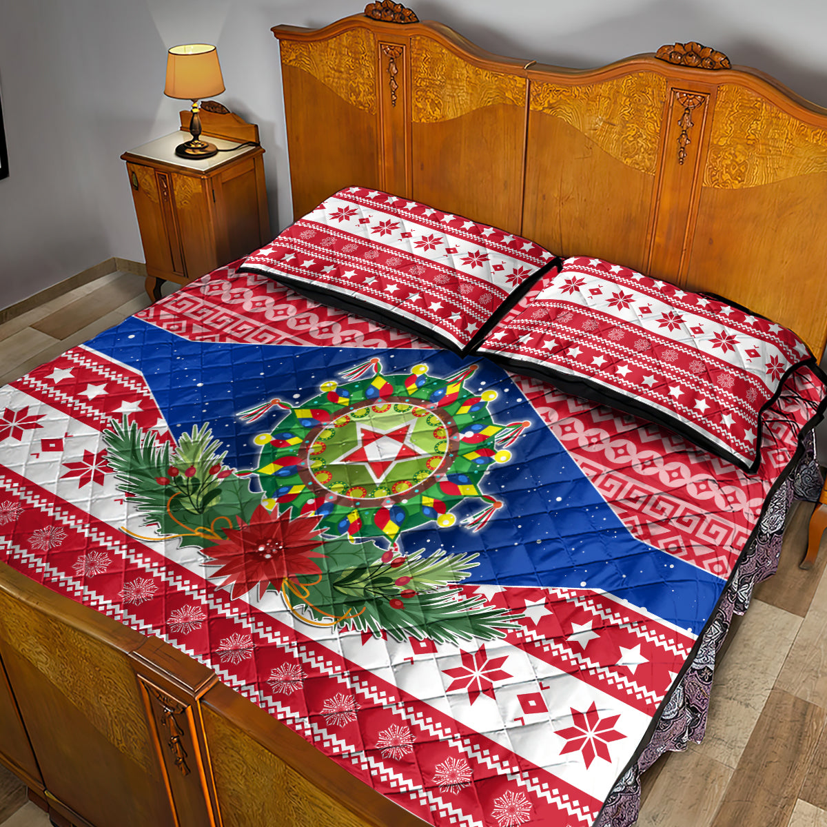 Philippines Christmas Quilt Bed Set Filipino Parol Maligayang Pasko LT05 - Polynesian Pride