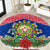 Philippines Christmas Round Carpet Filipino Parol Maligayang Pasko LT05 Red - Polynesian Pride