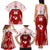 Custom Tonga Rugby Family Matching Tank Maxi Dress and Hawaiian Shirt 2023 Pacific Championships Kupesi Ngatu Mate Maa LT05 - Polynesian Pride