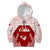 Custom Tonga Rugby Kid Hoodie 2023 Pacific Championships Kupesi Ngatu Mate Maa LT05 Red - Polynesian Pride