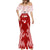 Custom Tonga Rugby Mermaid Dress 2023 Pacific Championships Kupesi Ngatu Mate Maa LT05 - Polynesian Pride