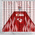 Tonga Rugby Shower Curtain 2023 Pacific Championships Kupesi Ngatu Mate Maa LT05 - Polynesian Pride