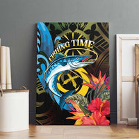 Vanuatu Fishing Canvas Wall Art It's Time To Fish LT05 - Polynesian Pride