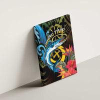 Vanuatu Fishing Canvas Wall Art It's Time To Fish LT05 - Polynesian Pride