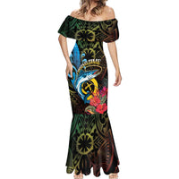 Vanuatu Fishing Mermaid Dress It's Time To Fish