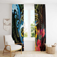 Vanuatu Fishing Window Curtain It's Time To Fish LT05 - Polynesian Pride