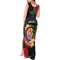 Personalised French Polynesia Outrigger Canoe Race Tank Maxi Dress Tropical Vibe LT05 - Polynesian Pride