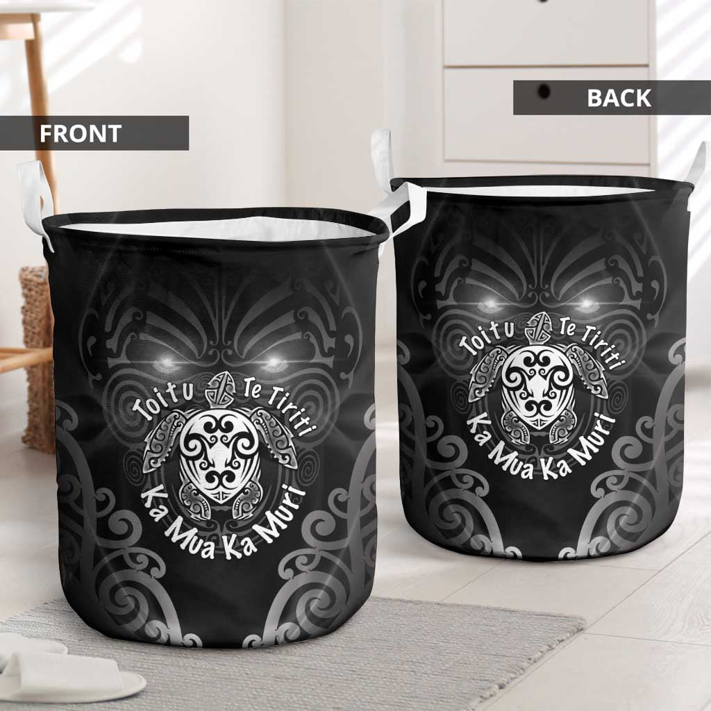 Aotearoa Toitu Te Tiriti Laundry Basket Ka Mua Ka Muri LT05 - Polynesian Pride