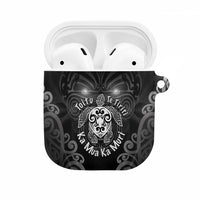 Aotearoa Toitu Te Tiriti AirPods Case Ka Mua Ka Muri LT05 Black - Polynesian Pride
