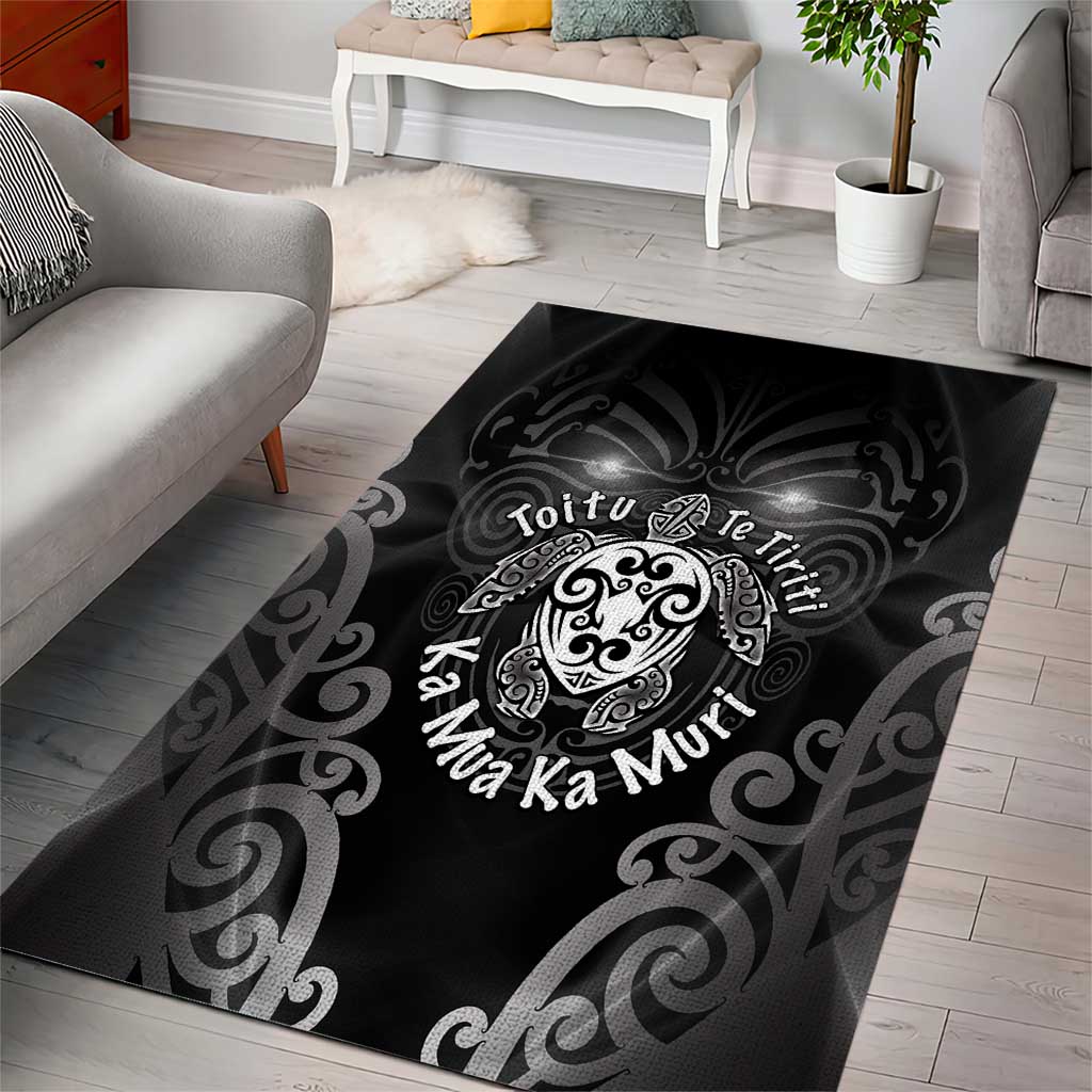 Aotearoa Toitu Te Tiriti Area Rug Ka Mua Ka Muri LT05 - Polynesian Pride