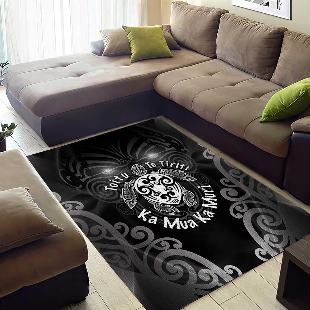 Aotearoa Toitu Te Tiriti Area Rug Ka Mua Ka Muri LT05 - Polynesian Pride
