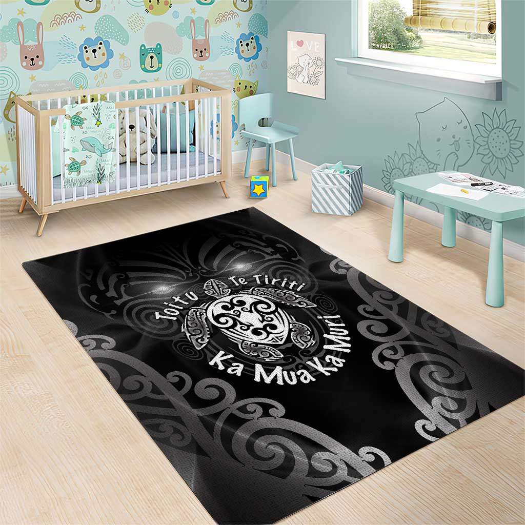 Aotearoa Toitu Te Tiriti Area Rug Ka Mua Ka Muri LT05 - Polynesian Pride