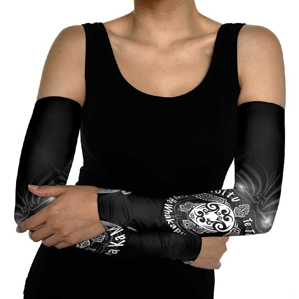 Aotearoa Toitu Te Tiriti Arm Sleeves Ka Mua Ka Muri LT05 - Polynesian Pride