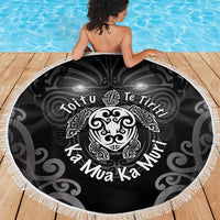 Aotearoa Toitu Te Tiriti Beach Blanket Ka Mua Ka Muri LT05 - Polynesian Pride
