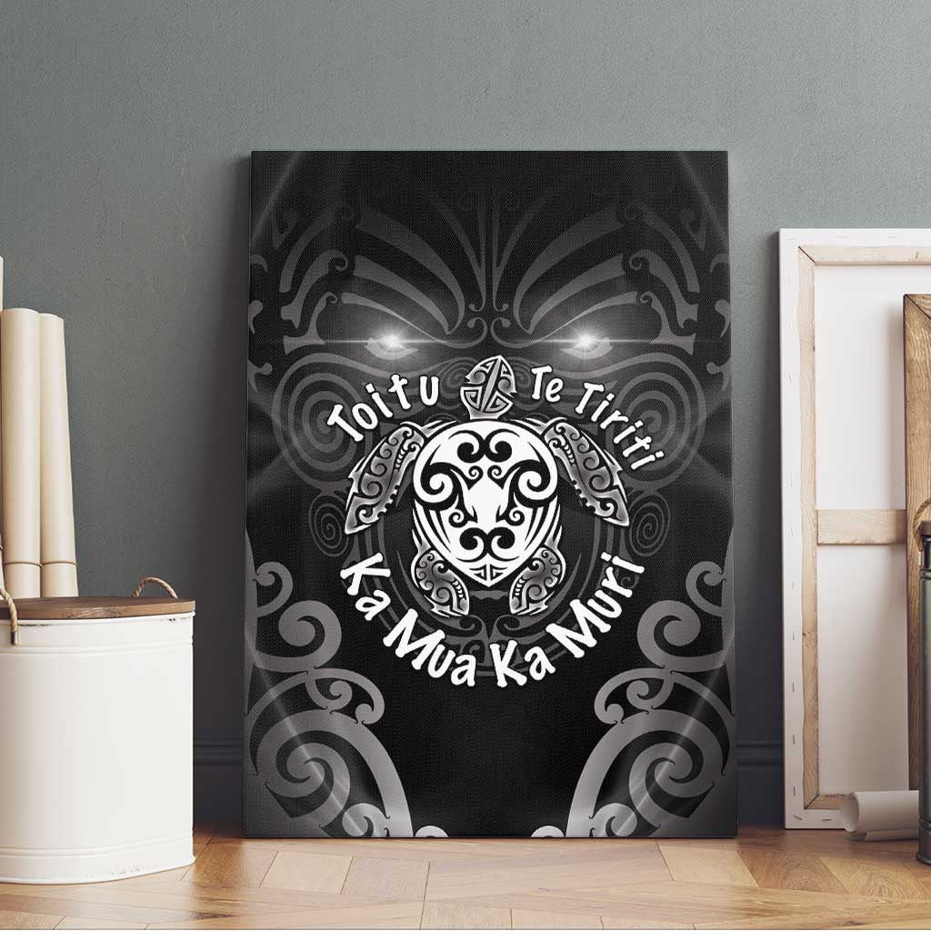 Aotearoa Toitu Te Tiriti Canvas Wall Art Ka Mua Ka Muri LT05 - Polynesian Pride