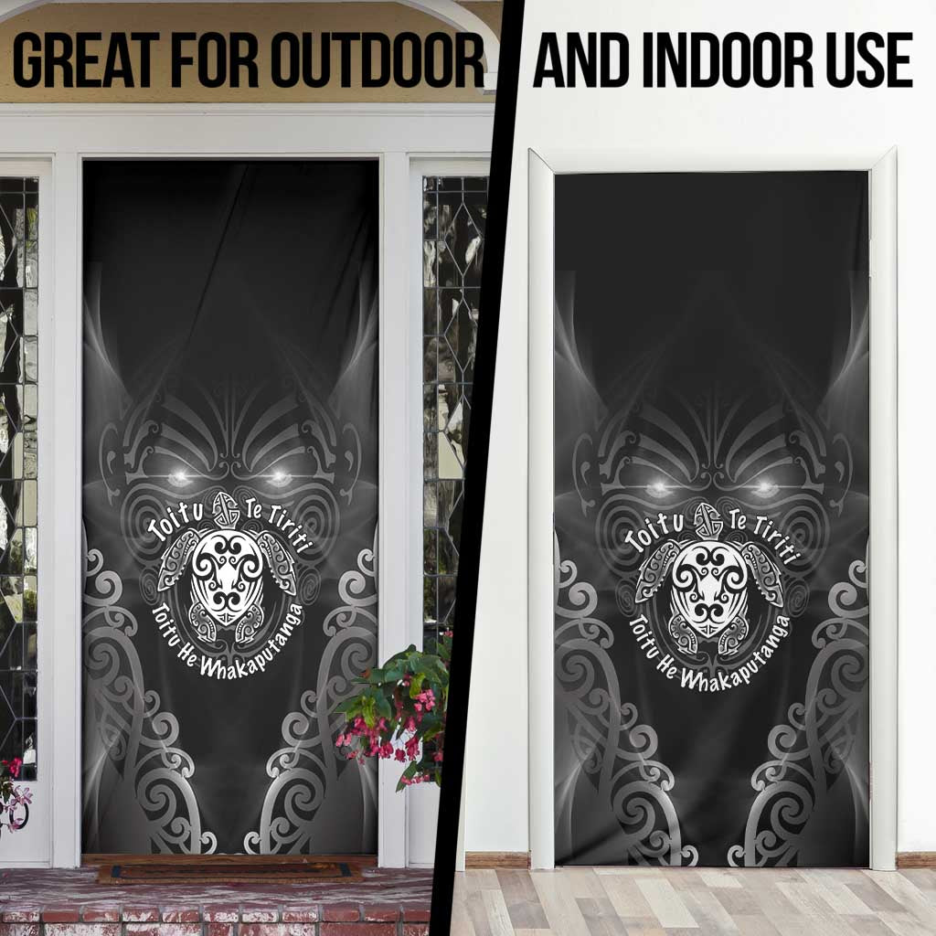 Aotearoa Toitu Te Tiriti Door Cover Ka Mua Ka Muri LT05 - Polynesian Pride