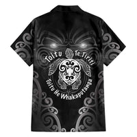Aotearoa Toitu Te Tiriti Family Matching Long Sleeve Bodycon Dress and Hawaiian Shirt Ka Mua Ka Muri