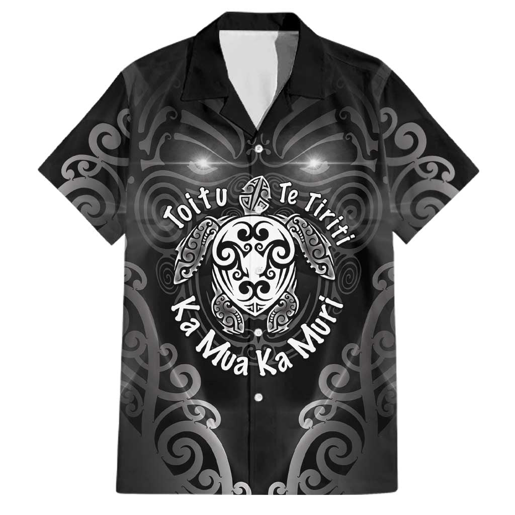 Aotearoa Toitu Te Tiriti Family Matching Tank Maxi Dress and Hawaiian Shirt Ka Mua Ka Muri