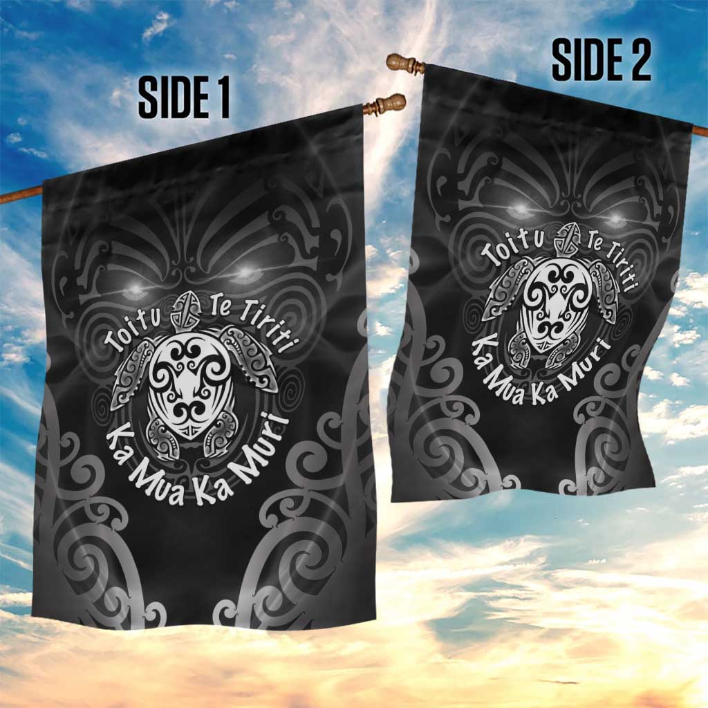 Aotearoa Toitu Te Tiriti Garden Flag Ka Mua Ka Muri LT05 - Polynesian Pride