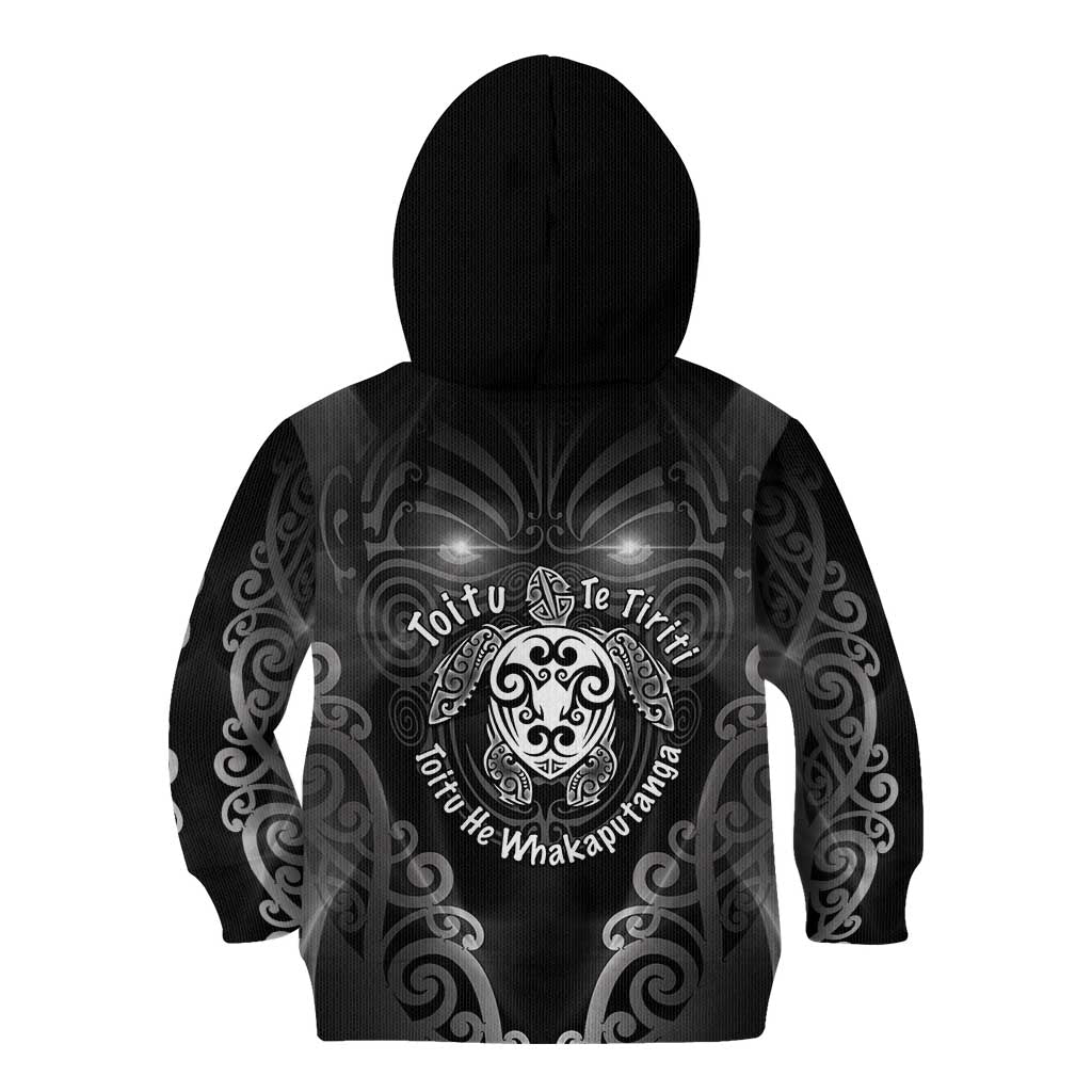 Aotearoa Toitu Te Tiriti Kid Hoodie Ka Mua Ka Muri LT05 - Polynesian Pride