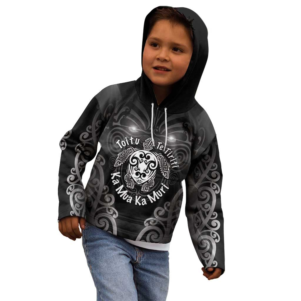 Aotearoa Toitu Te Tiriti Kid Hoodie Ka Mua Ka Muri LT05 - Polynesian Pride